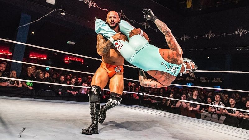 Rey Mysterio and Ricochet